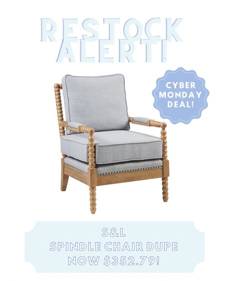 🚨Restock AND Cyber Monday deal alert!!🚨

This pretty Serena & Lily light blue spindle chair DUPE is back online and now just $352.79!! I love a set of 2 in a family room, living room or bedroom!! 😍 but 🏃🏼‍♀️🏃🏼‍♀️🏃🏼‍♀️ not sure how many are left in stock!

#LTKsalealert #LTKCyberweek #LTKhome