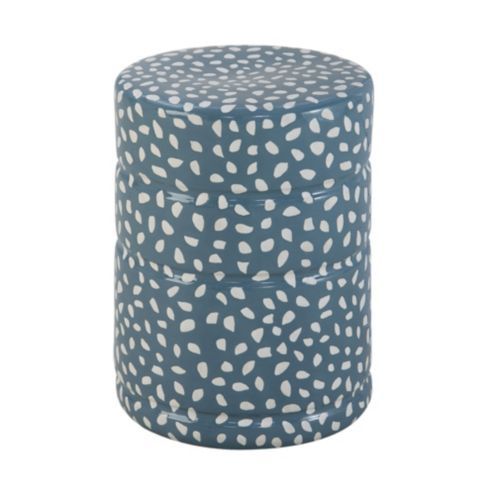 Animal Dot Garden Stool Ceramic Indoor Outdoor Accent Furniture | Ballard Designs, Inc.