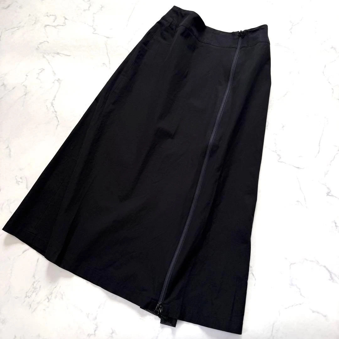 Issey Miyake inner mesh zip cotton skirt black size S | eBay | eBay US