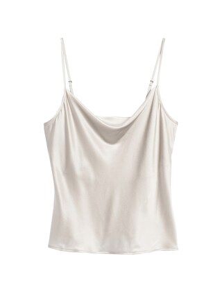 Washable Silk Cowl-Neck Camisole | Banana Republic (US)