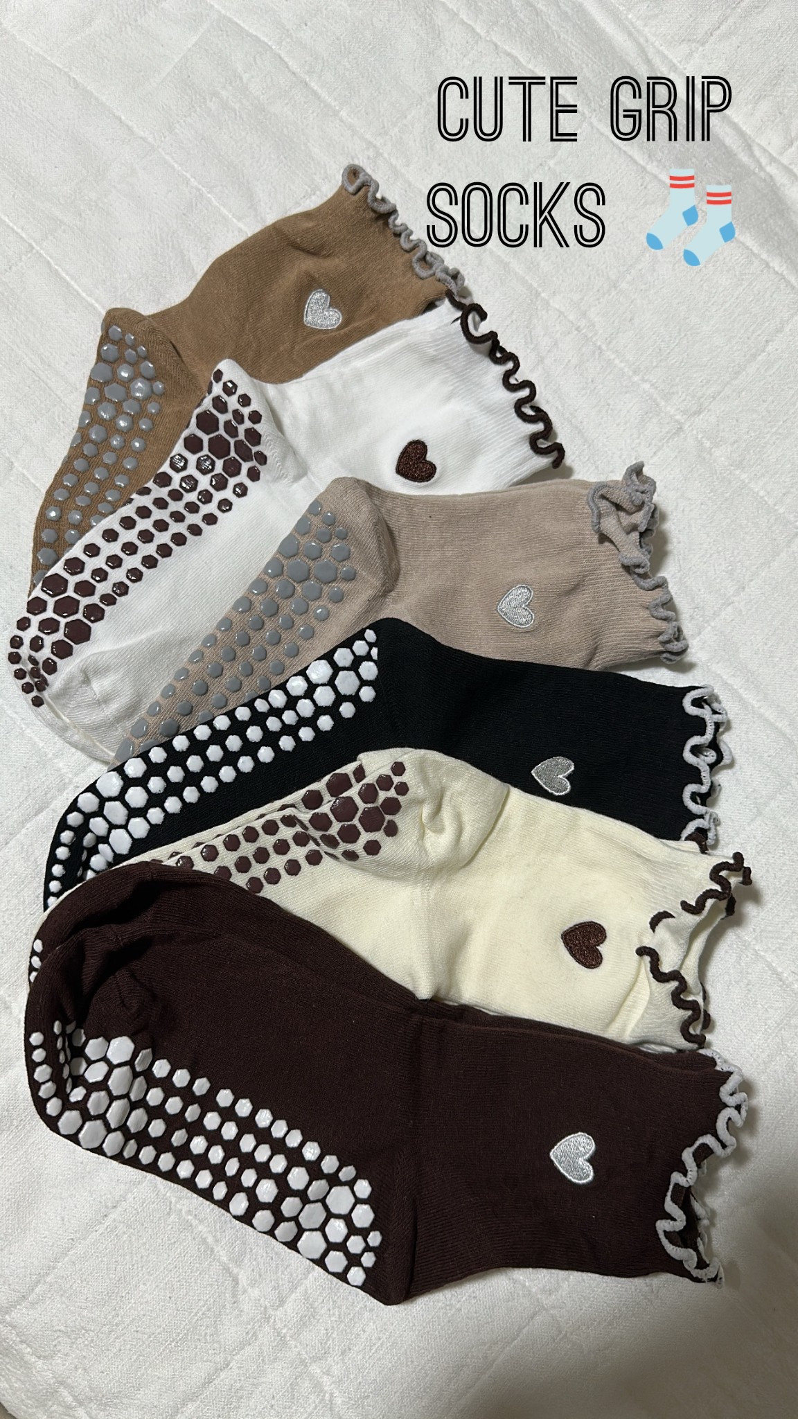 Cute grip socks 🧦 



#LTKMidsize #LTKActive #LTKfitnessgoals