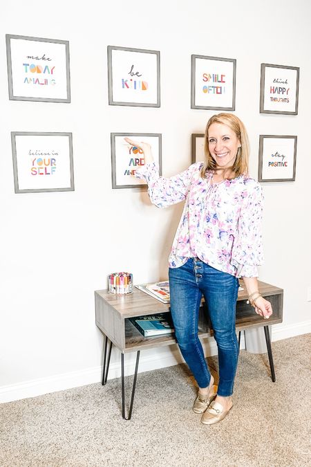 Home decor ideas for kid’s playroom. Blouse is true to size. Shoes size up half a size. 

#LTKunder50 #LTKhome