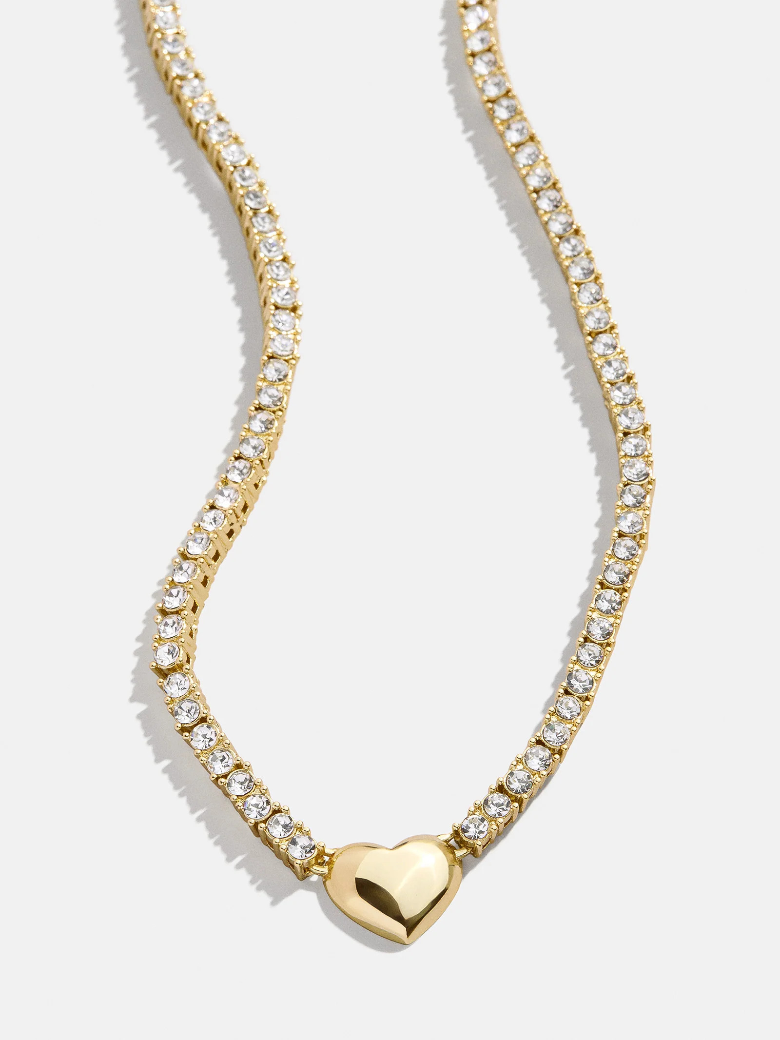 Heart Tennis Necklace - Heart | BaubleBar (US)
