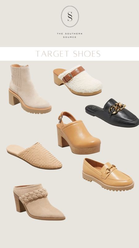 Fall shoes at target! So many designer dupes available already this season. Dolce vita look a like braided mules, Steve Madden Chelsea boots, and loafers are all going to be fall closet staples this season #LTKSale 

#LTKunder50 #LTKSeasonal