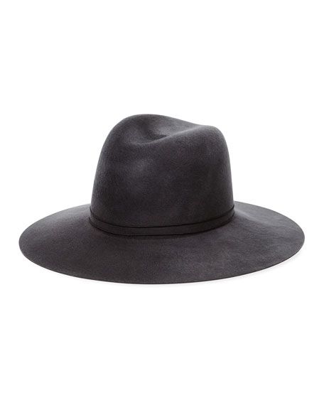 Janessa Leone Blake Wool Fedora Hat | Neiman Marcus