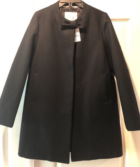 J CREW CREWCUTS GIRLS STADIUM CLOTH BOW COAT NAVY SIZE 12 NWT B2998 | eBay | eBay US