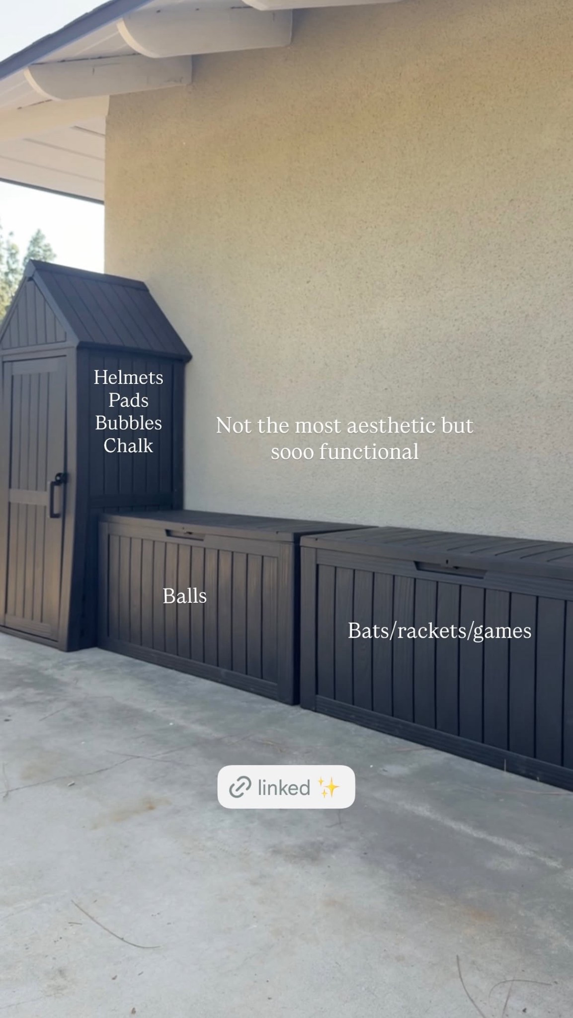 outdoor storage ✨

#LTKSeasonal #LTKHome #LTKKids