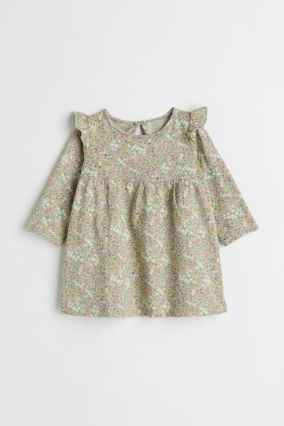 Patterned Ruffled Dress | H&M (US + CA)