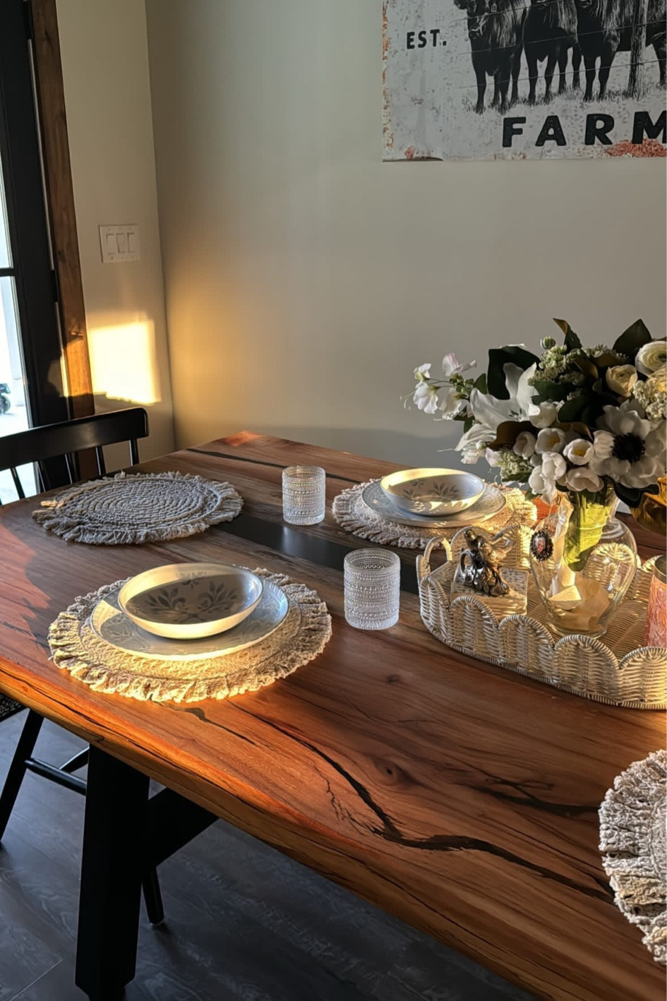 dinning table setting  / placemats are from home goods/ TJ Maxx 

#LTKHome
