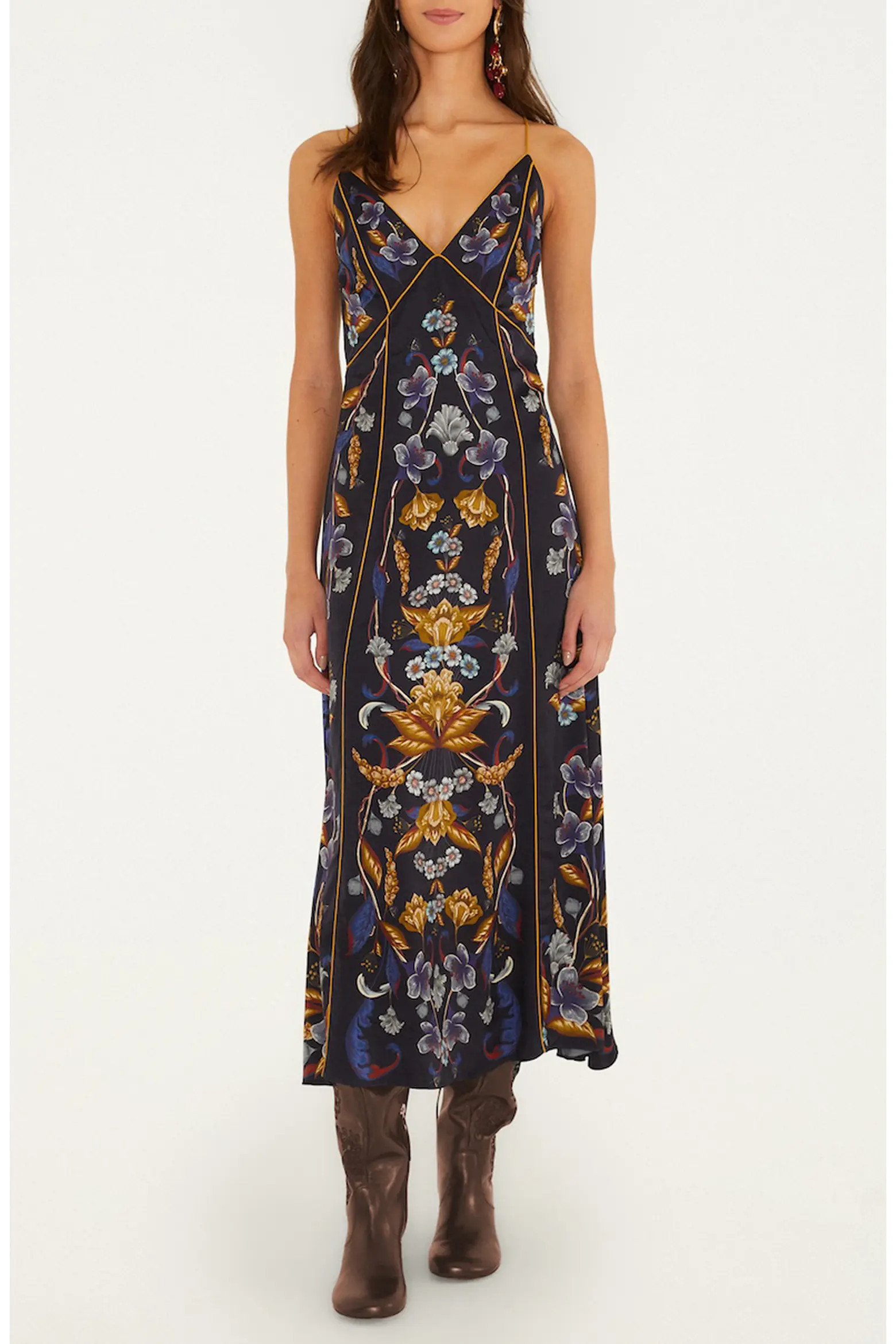 FARM Rio Golden Nature Slipdress (Women) | Nordstrom | Nordstrom