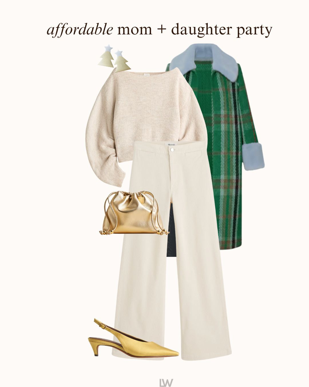 mom + daughter party look! 

 