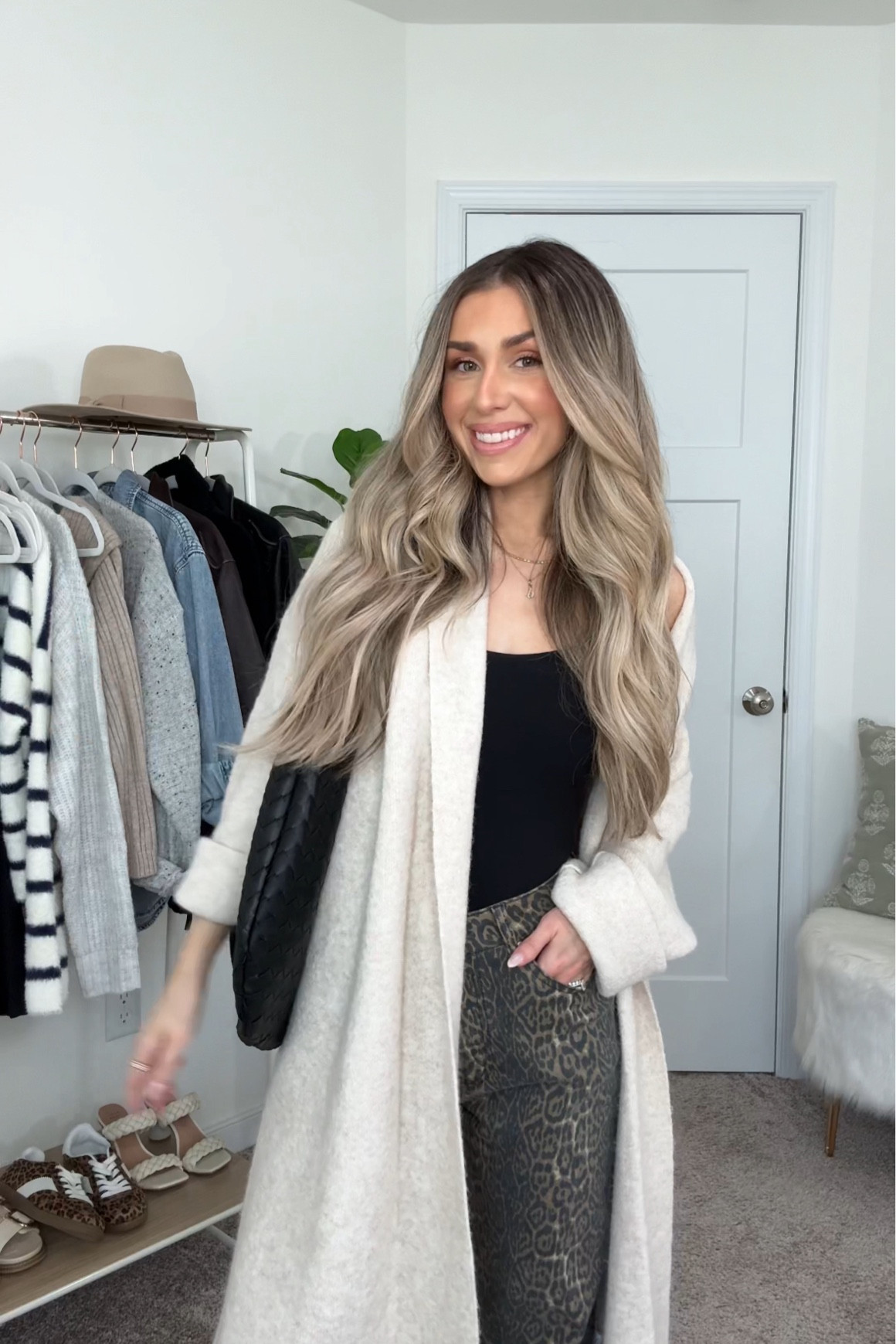 Casual outfit Inspo — cardigan xs, bodysuit xs (currently on sale), leopard jeans size 2 — oversized fit, adidas sambaes sized down 1/2 size 

Amazon fashion 
Amazon finds
Amazon style
Amazon jeans 
Amazon cardigan 
Amazon spring outfits 
Amazon must haves 
Amazon finds 
Mom style
Mom outfits 
Casual outfits 
Postpartum style
Easy outfits 
Work from home outfit 
Stay at home mom 
Spring fashion 
Neutral style 
Neutral outfit 
Petite style 
Petite fashion 
Adidas 
Adidas sambas 
Neutral cardigan 
Neutral sneakers 
Bodysuit 
Aerie real 

#LTKFindsUnder50 #LTKStyleTip #LTKFindsUnder100