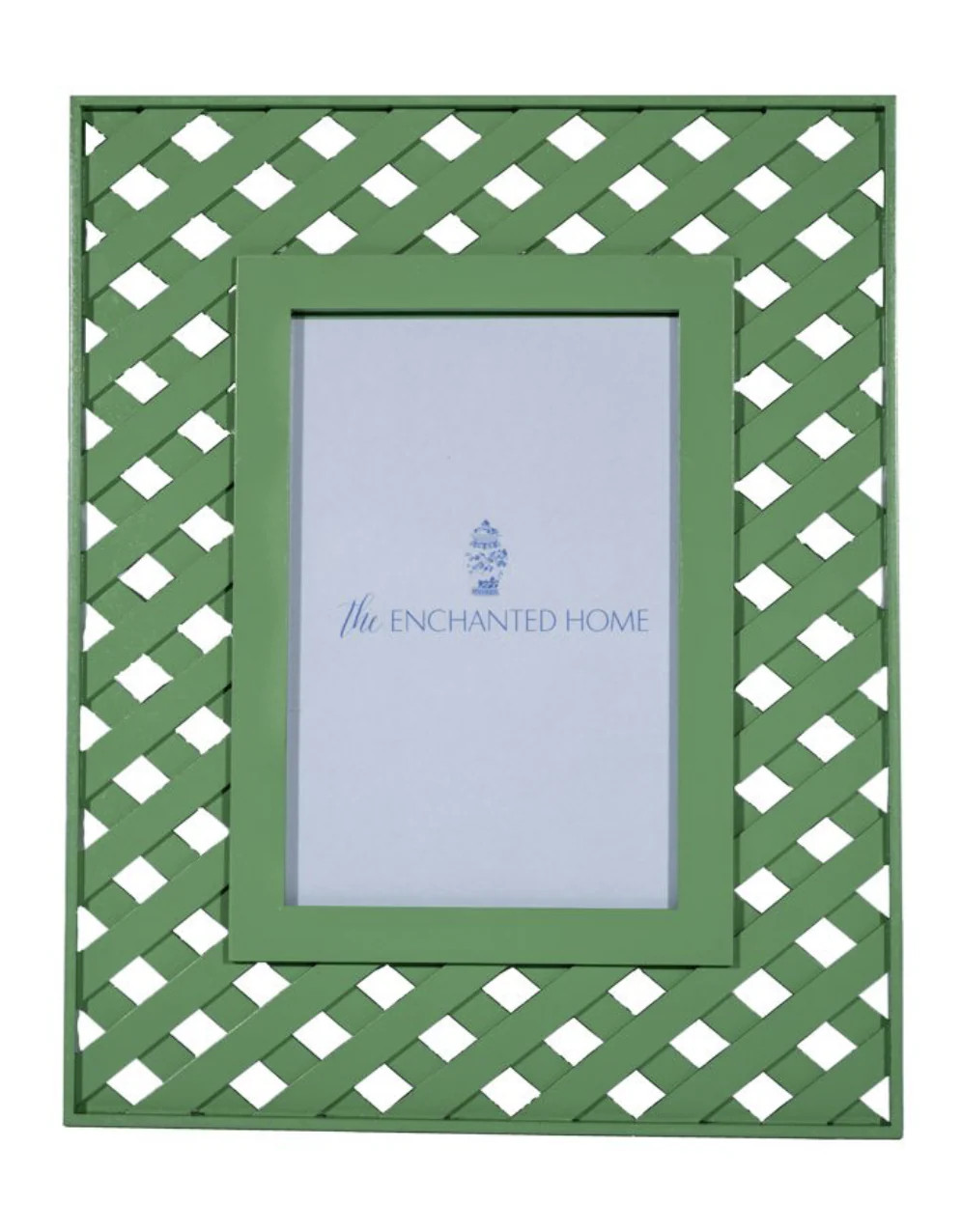 Lawn Green Lattice Frame | The Enchanted Home