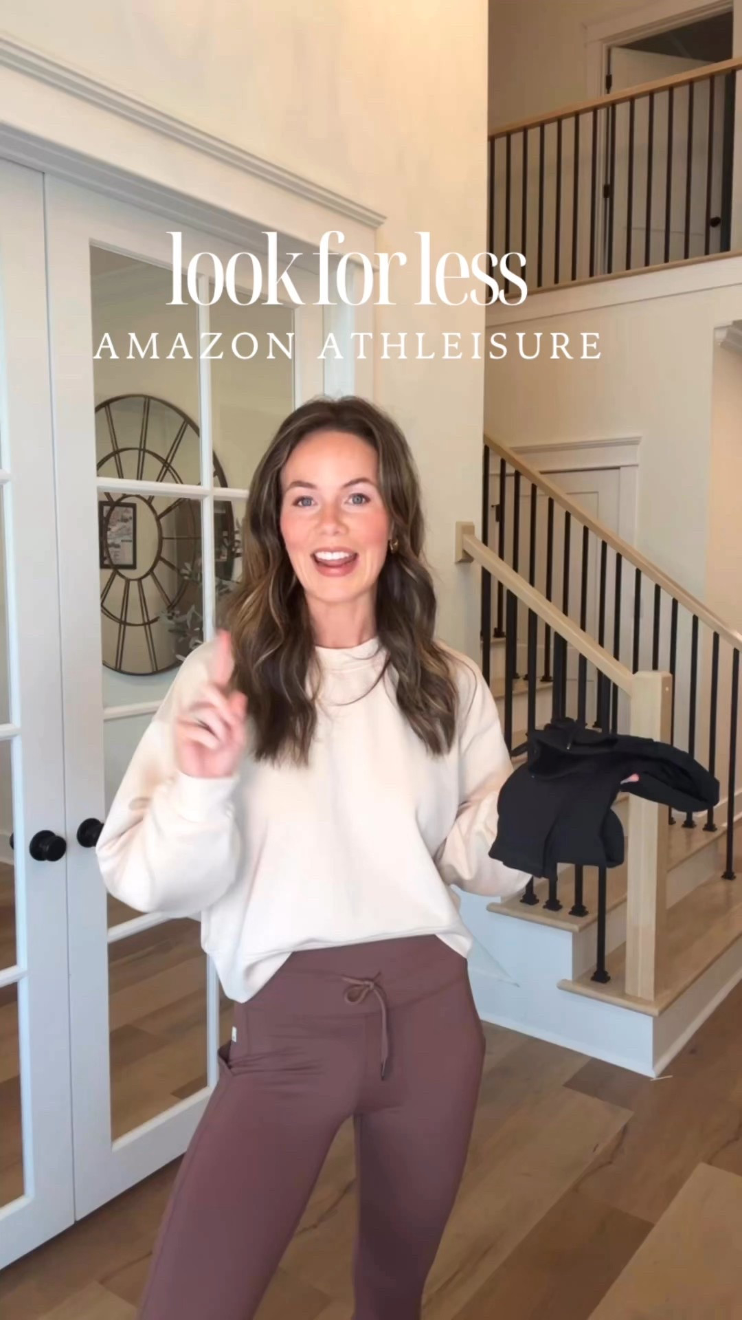 Loving these look for less leggings! The pullover is also and they are all so good! 🤎 I am wearing medium! 

#LTKFindsUnder50 #LTKActive #LTKSaleAlert