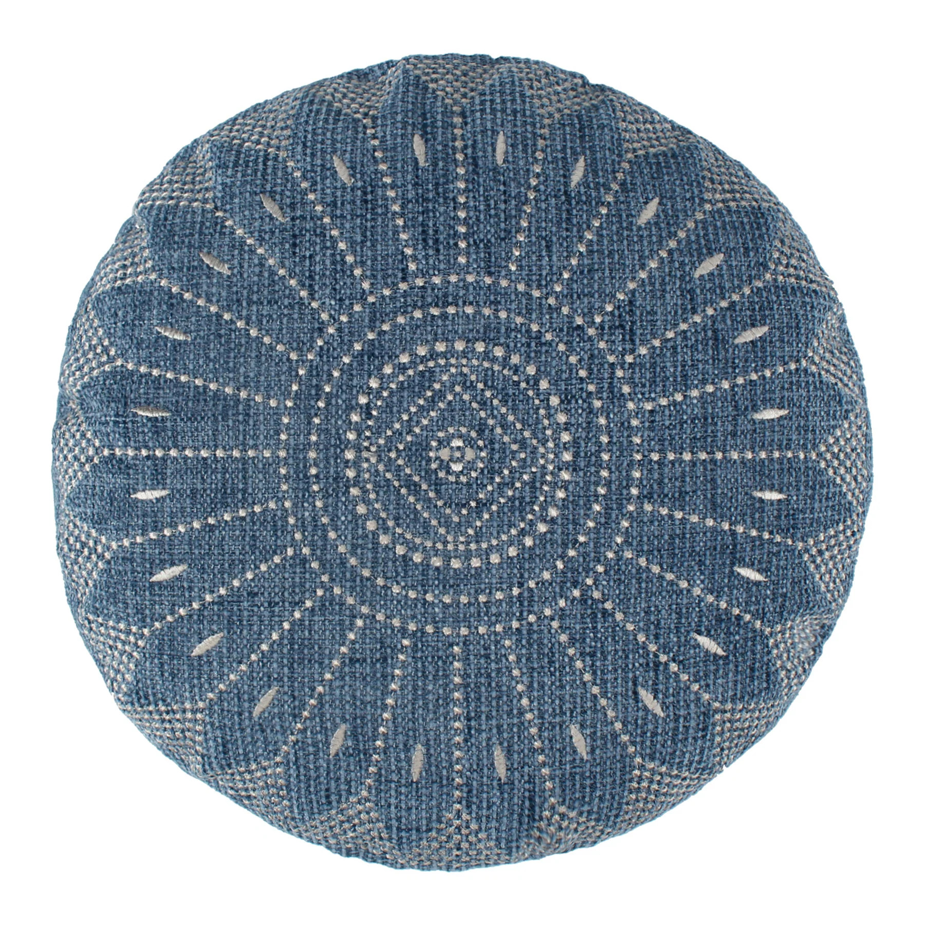 Adare Blue Round Pillow | Levtex Home