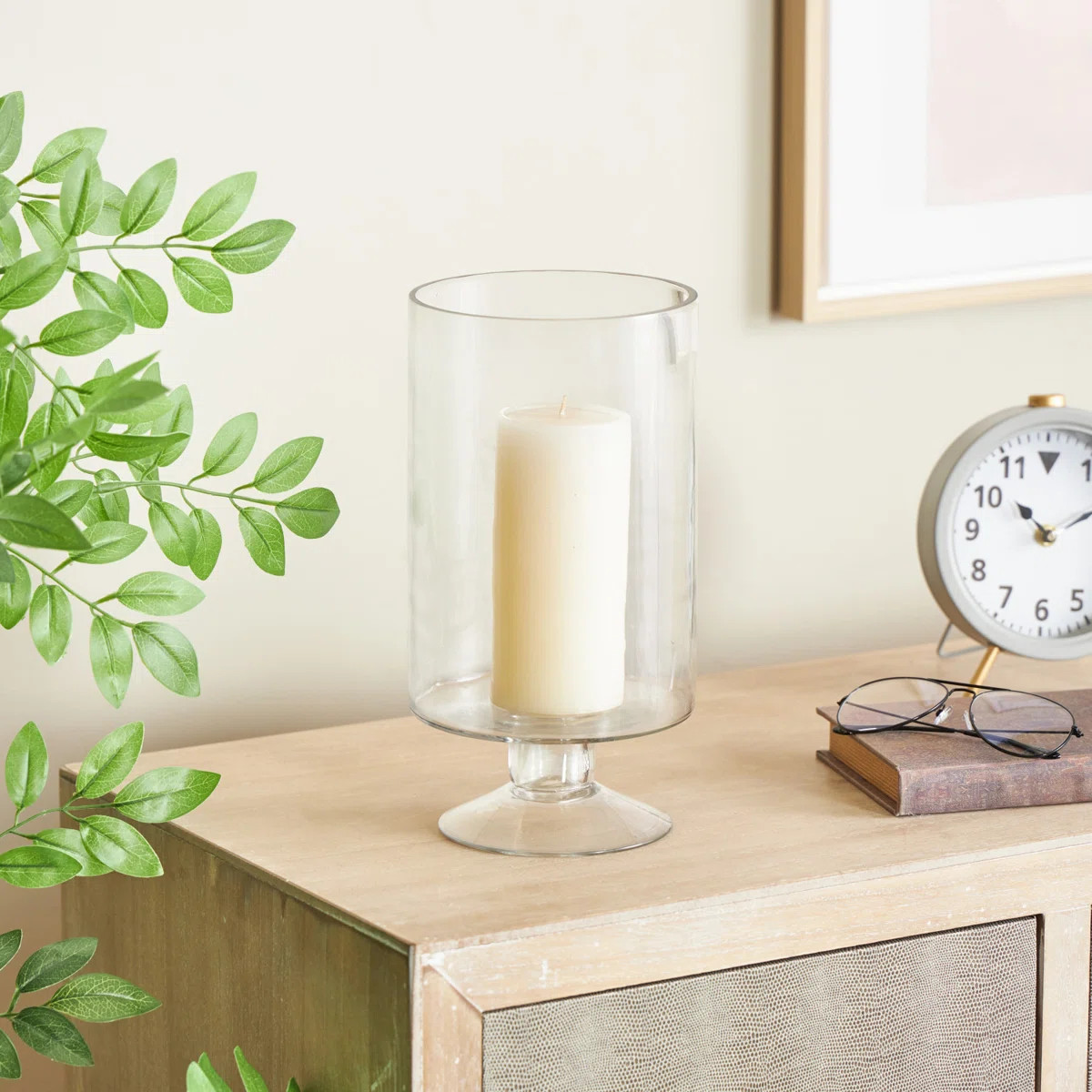 Perry Glass Tabletop Hurricane | Wayfair North America