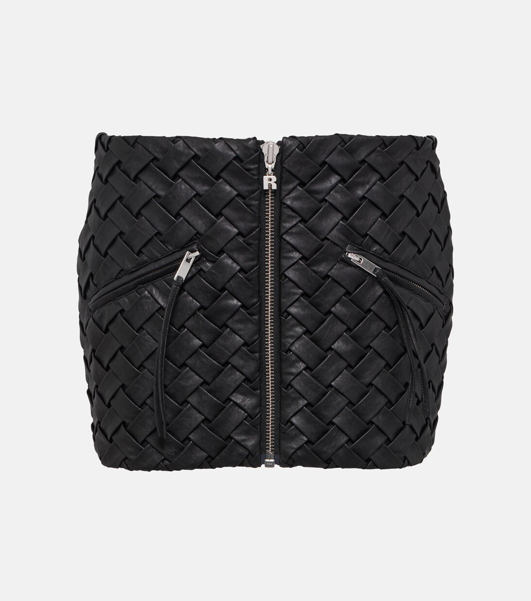 Braided faux leather miniskirt | Mytheresa (US/CA)