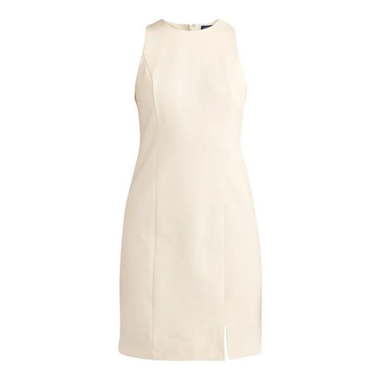 Scoop Women’s Sleeveless Ponte Dress, Sizes XS-XXL | Walmart (US)