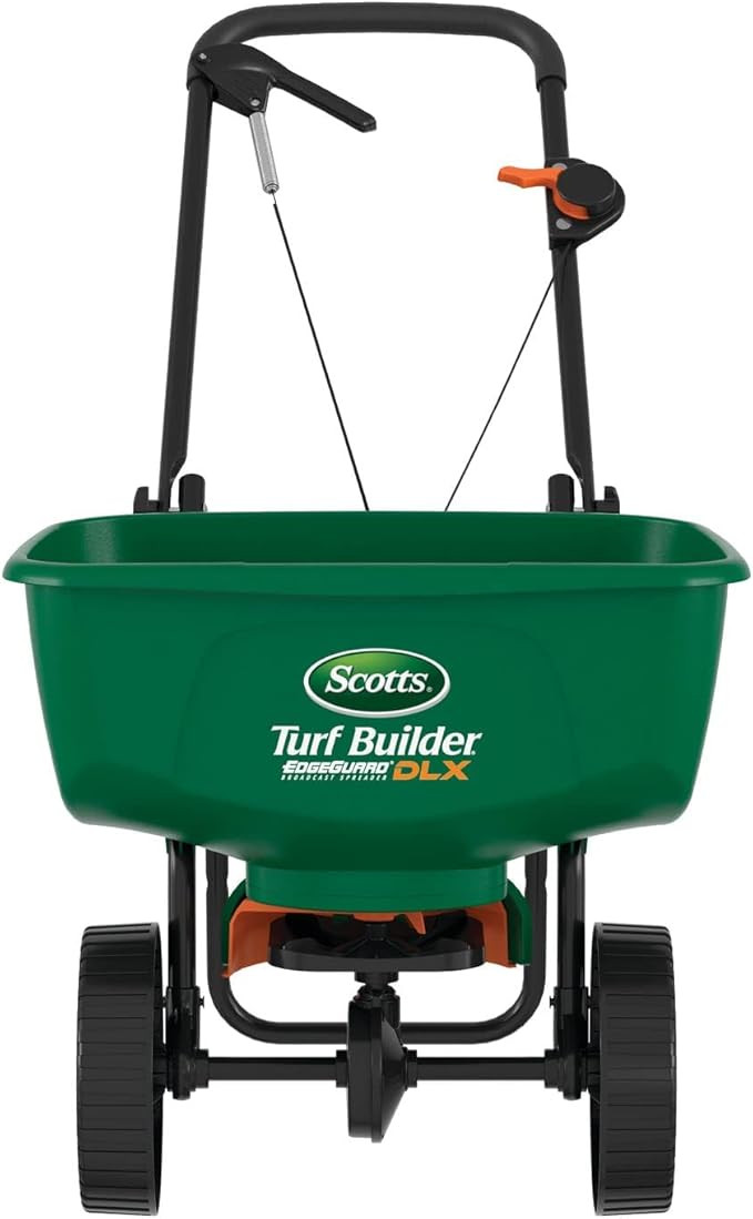 Scotts Turf Builder EdgeGuard DLX Broadcast Spreader - Spreader For Lawn Fertilizer, Weed & Insec... | Amazon (US)