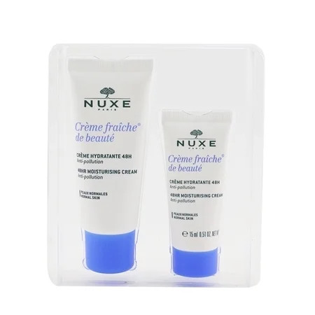 Nuxe Creme Fraiche De Beaute 48HR Moisturising Cream Gift Set - For Normal Skin 30ml+15ml | Walmart (US)