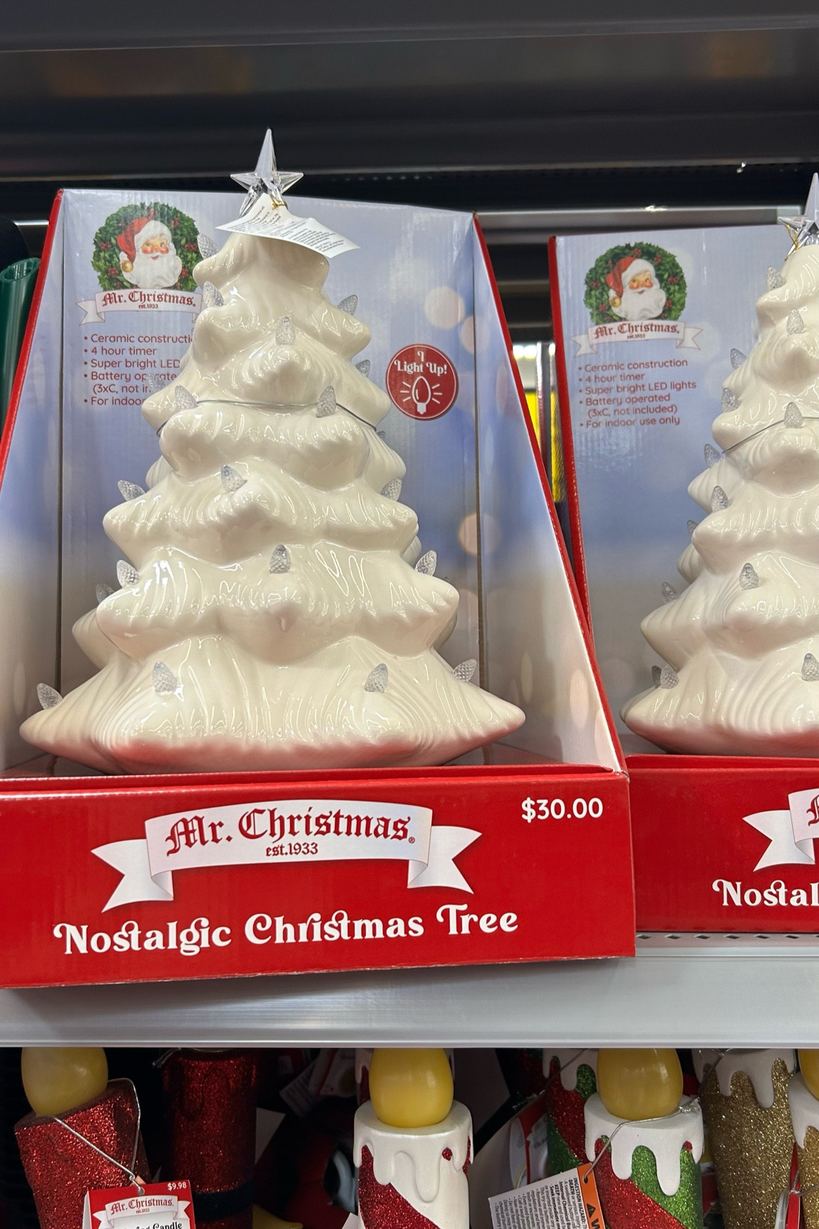 These vintage style Christmas trees just dropped at Walmart. Only $30 and a big size. 

I've never seen the white ones before, so cute. Picture them with blue and white decor. 

These are so good in person! 

Walmart deals, Walmart finds, holiday deals, Holiday decor, Christmas decor, holiday entertaining, deals and steals, holiday party, holiday style, grandmillenial decor, nutcracker, Christmas tree decor, holiday home

#walmartfinds #walmartholiday #christmasdecor #christmastrees -


#LTKSeasonal #LTKFindsUnder50 #LTKHome
Walmart finds, 

#LTKSeasonal #LTKHome #LTKFindsUnder50