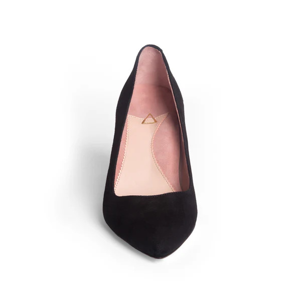Black Suede Kitten Heel | ALLY Shoes