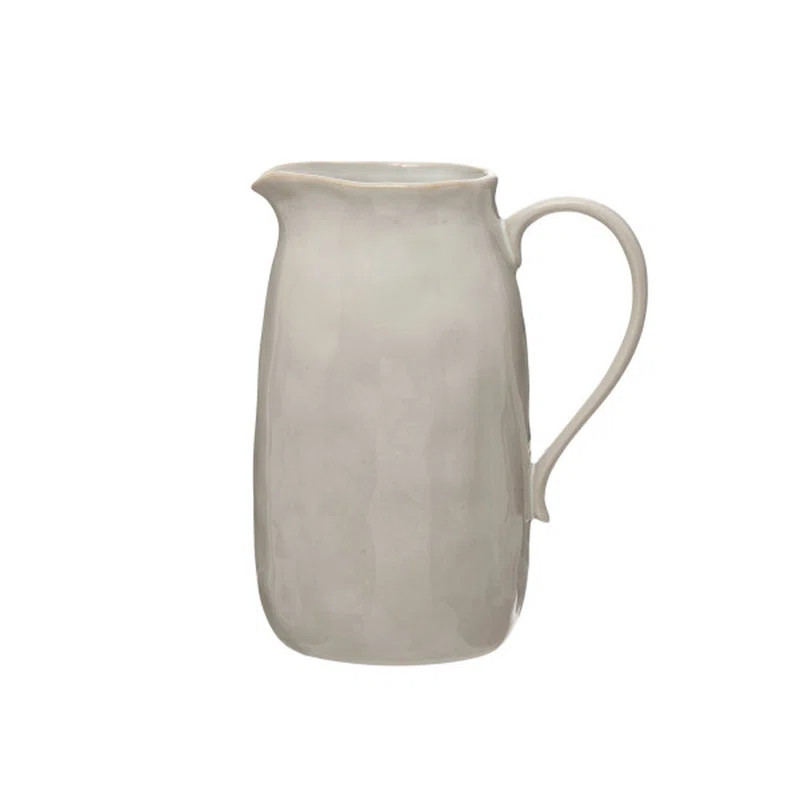 Nathania Stoneware Pitcher in Reactive Glaze | Wayfair North America