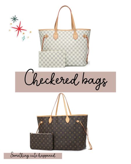 These checkered tote bags are a best seller and look designer for a fraction of the price 🥰

#LTKsalealert #LTKunder50 #LTKFind