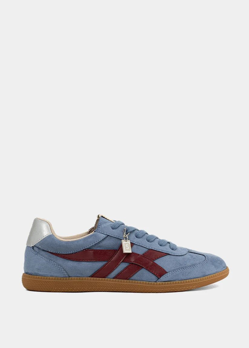 Sasha Sky Blue Suede Sneakers – SHUSHOP | SHUSHOP