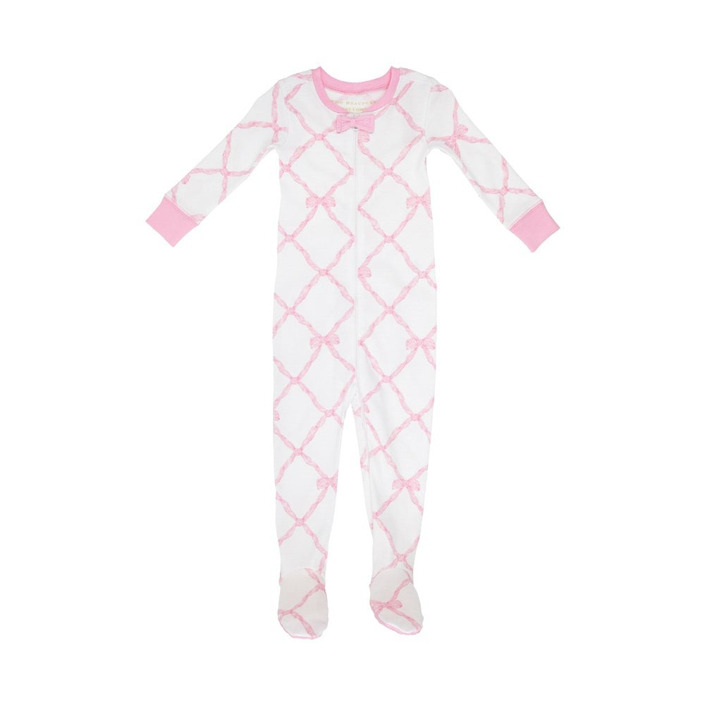 Noelle's Night Night - Belle Meade Bow with Pier Party Pink | The Beaufort Bonnet Company