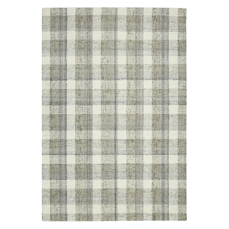 Ashleigh Wool Plaid Rug | Wayfair North America