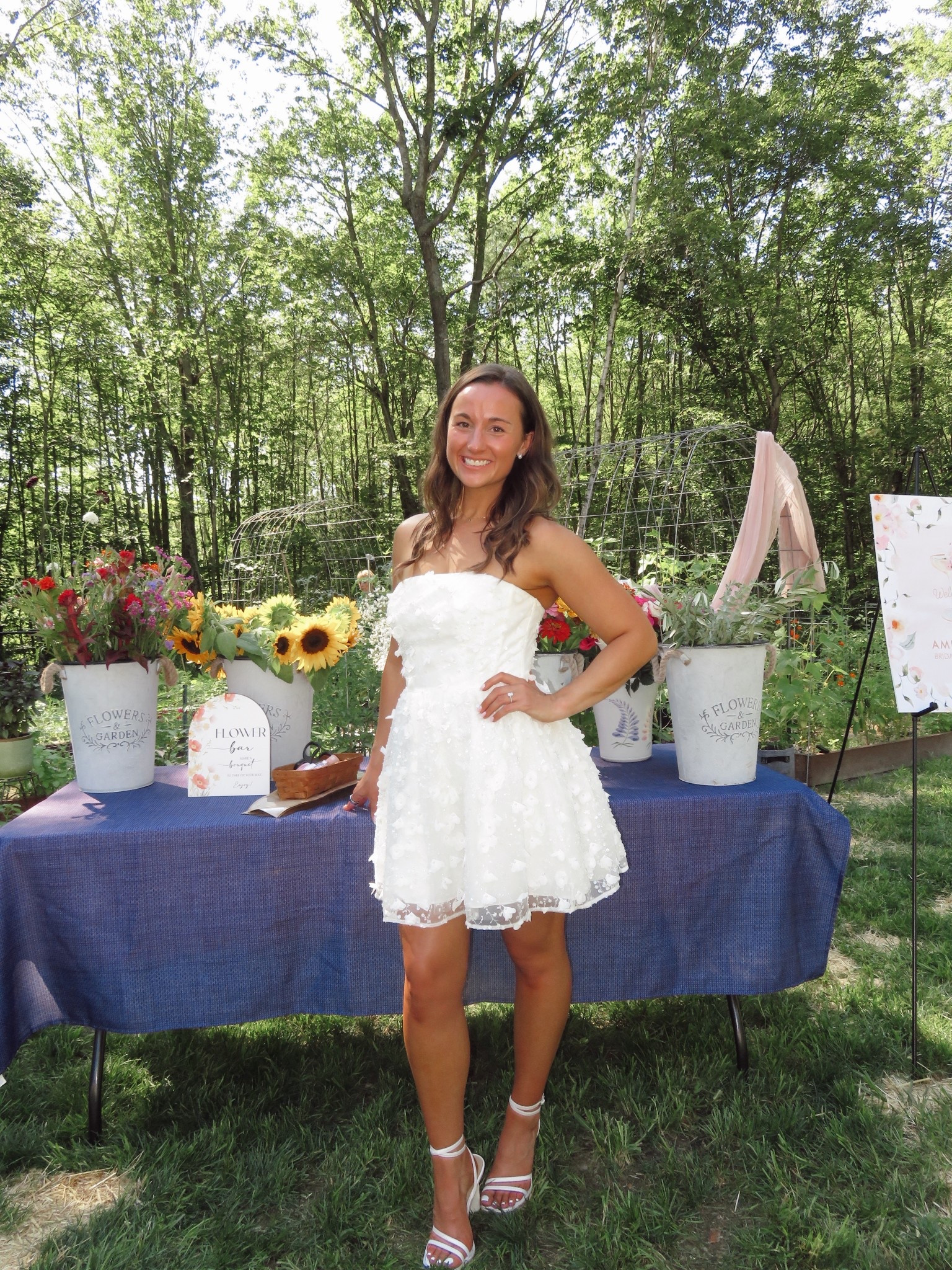 My bridal shower dress - im wearing a size small!

#LTKWedding