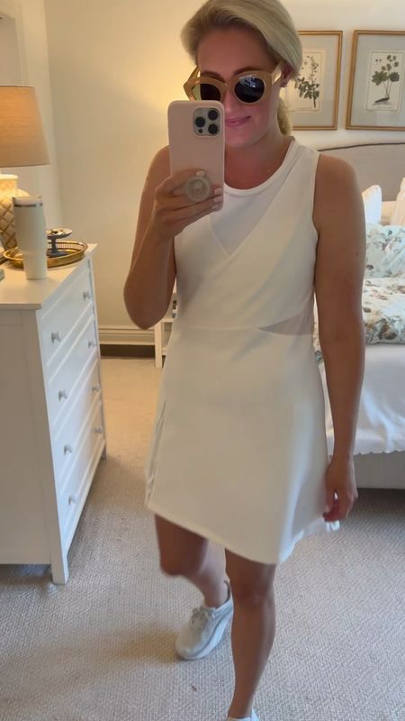 Sharing my favorite finds on Walmart! #walmartpartner #walmartfashion @walmartpartner 

Tennis dress - I sized up from a medium to a large in this tennis dress! I always like to do that with white, so it’s not tight! 

Jewelry - I LOVE these every day pieces! I wear them from working out to dressing up! They’re so sparkly! 

#tennisdress #active #fitness #tennisbracelet #jewelry #earrings 

#LTKVideo #LTKxWalmart #LTKActive