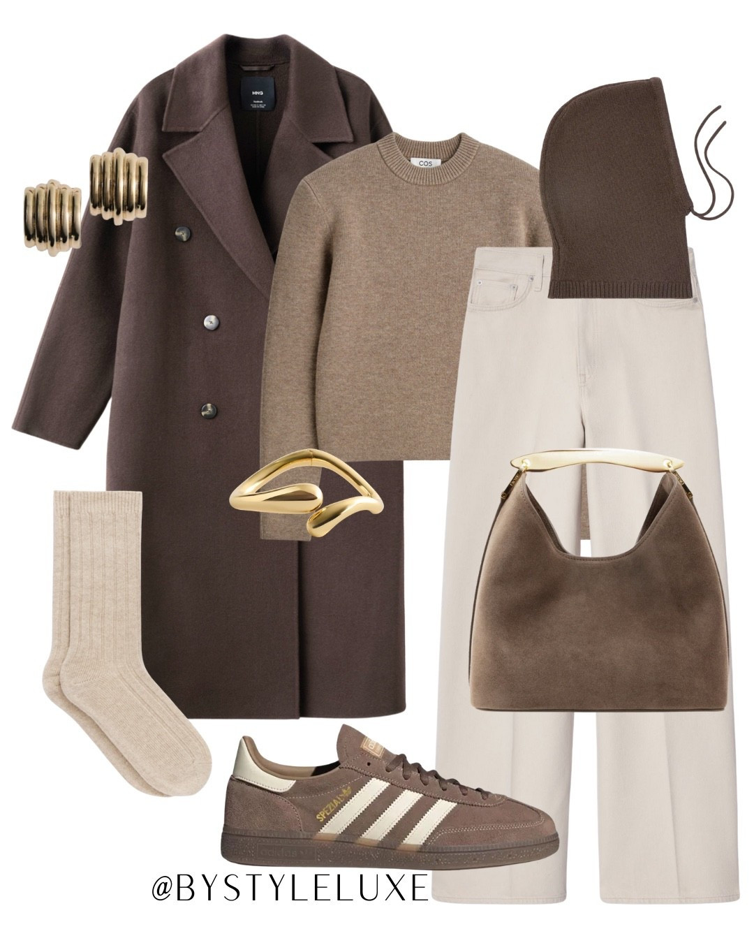 CHOCOLATE BROWN COAT - styling this nut-have Mango coat with jeans and trainers for an everyday crisp
Winter look 

#trainers #coat #winteroutfit 

#LTKeurope #LTKshoes #LTKwinter