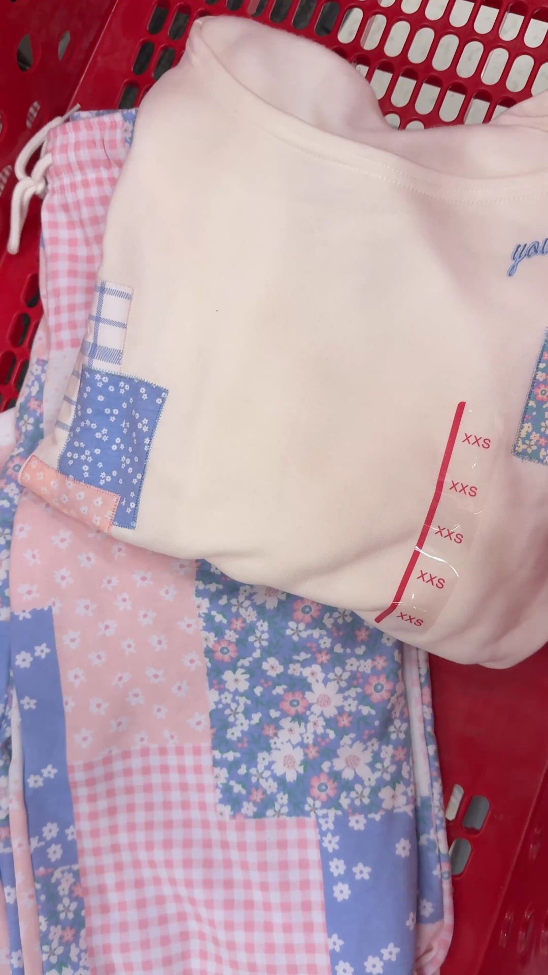 Dreamt patchwork matching set yours truly at Target #target #valentines #girly 