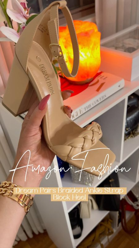 Neutral braided ankle strap block heels - spring sandal - spring shoe - summer shoe - Easter shoe - Amazon Fashion - Amazon finds 

#LTKSeasonal #LTKunder50 #LTKshoecrush