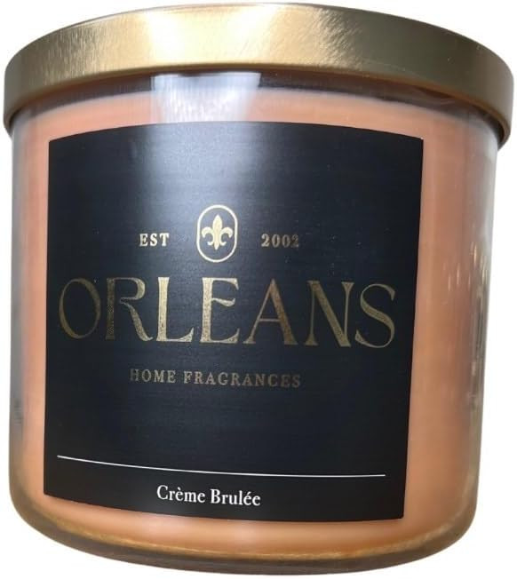 Orleans Home Fragrances 19oz Elite 3 Wick Candle (Creme Brulee) | Amazon (US)