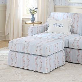 LoveShackFancy Auburn Ottoman (28") | Pottery Barn Teen