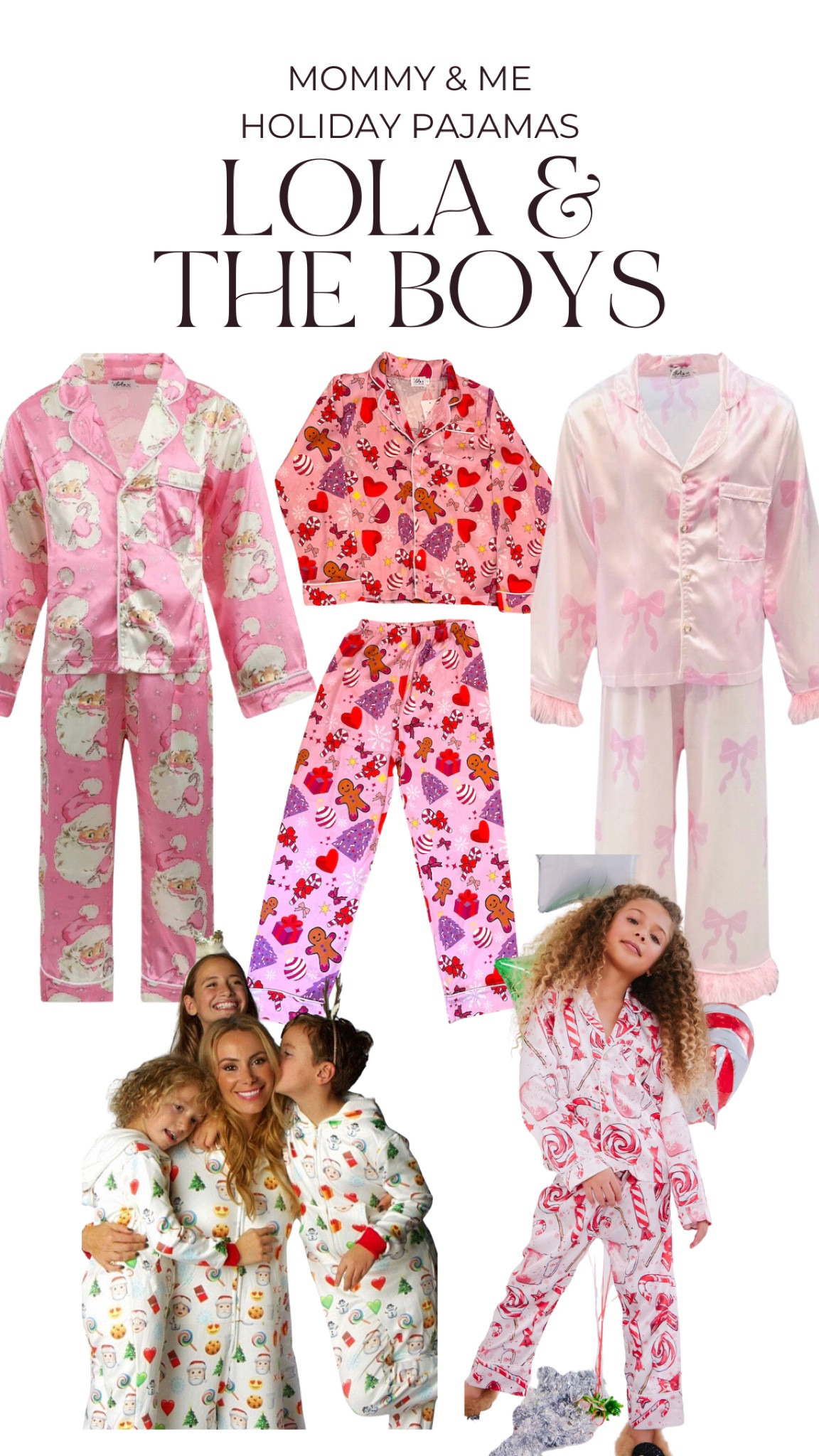 Mommy and me holiday pajamas from Lola & The Boys! 

Matching pajamas/ Christmas pajamas/ holiday pajamas/ kids Christmas pajamas 



#LTKFamily #LTKSeasonal #LTKHoliday