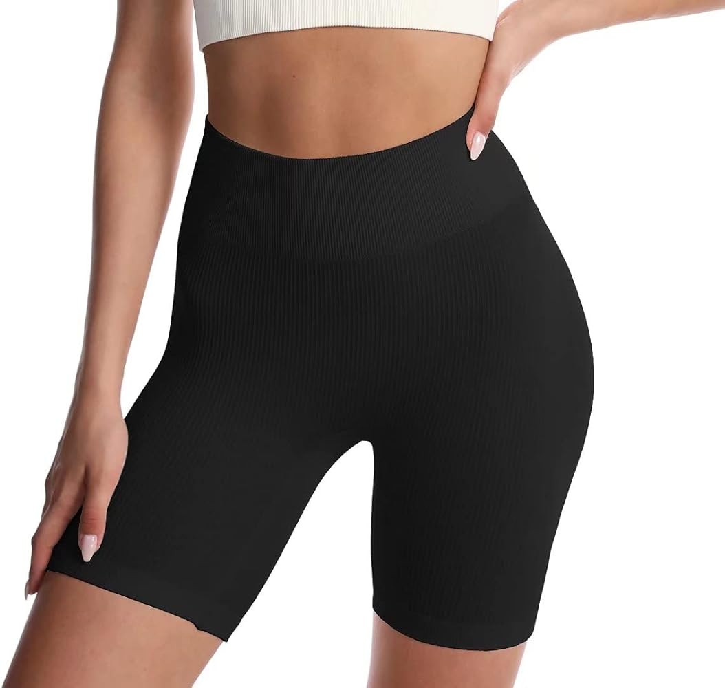 Hybrid & Company Women's High Waisted Yoga Active Tight Running Biker Gym Shorts & Full Length Le... | Amazon (US)