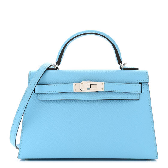 Epsom Mini Kelly Sellier 20 Celeste | FASHIONPHILE (US)