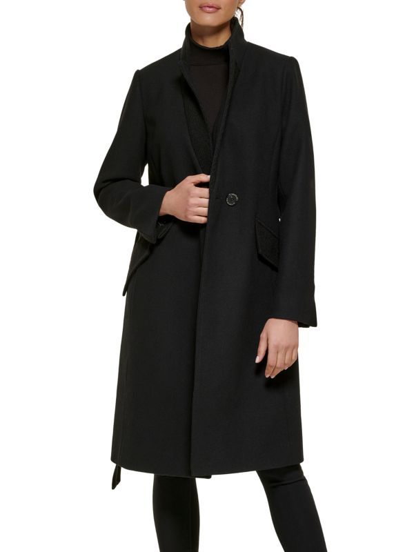 Notch Lapel Trench Coat | Saks Fifth Avenue OFF 5TH