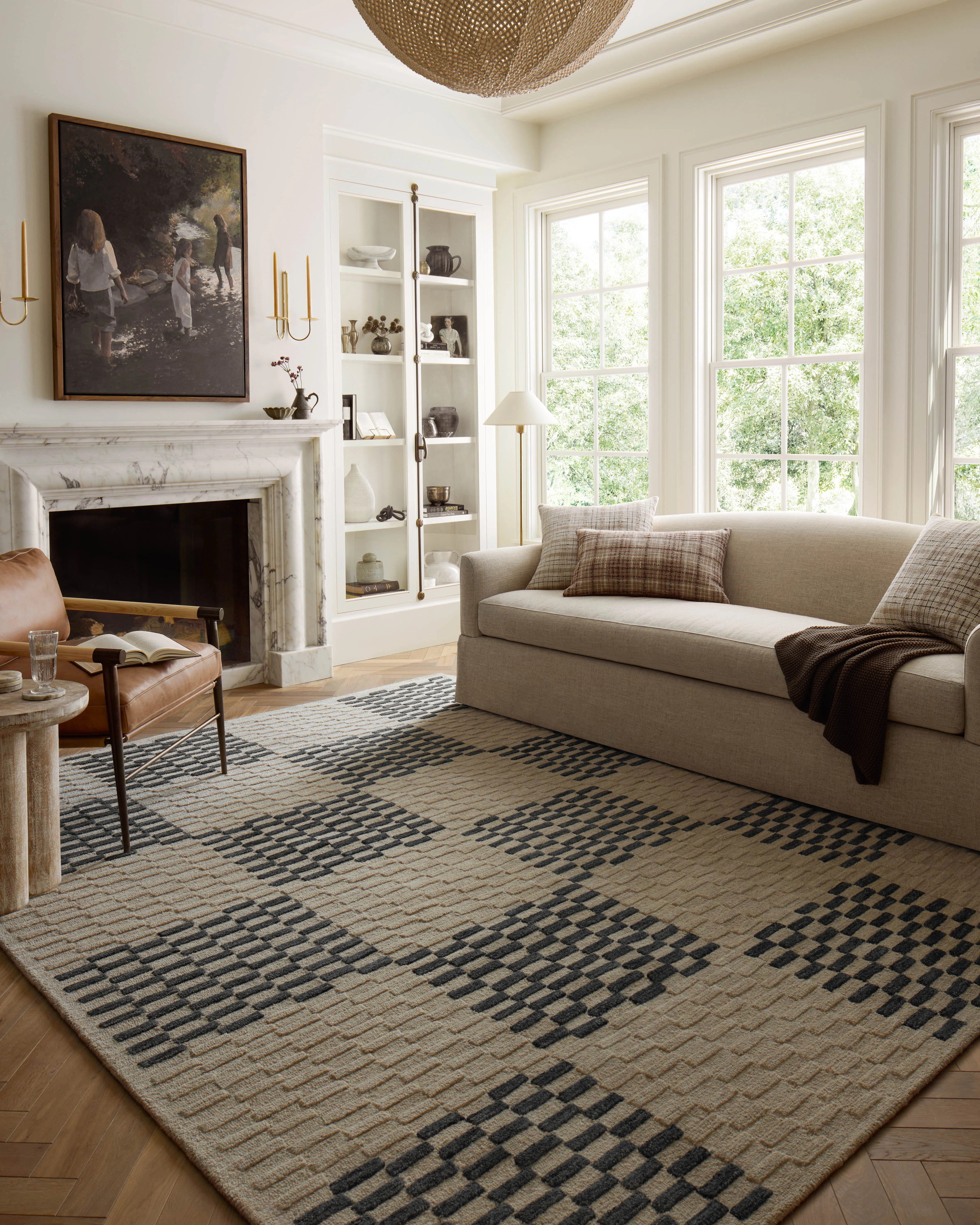 Chris Loves Julia x Loloi Bradley Beige / Midnight Area Rug & Reviews | Wayfair | Wayfair North America