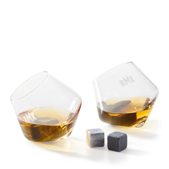 Whiskey Glass Set With Stones | Mark and Graham