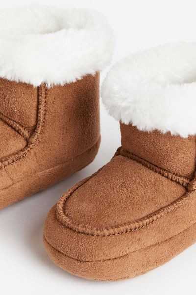 Slippers - Dark beige - Kids | H&M GB | H&M (UK, MY, IN, SG, PH, TW, HK)