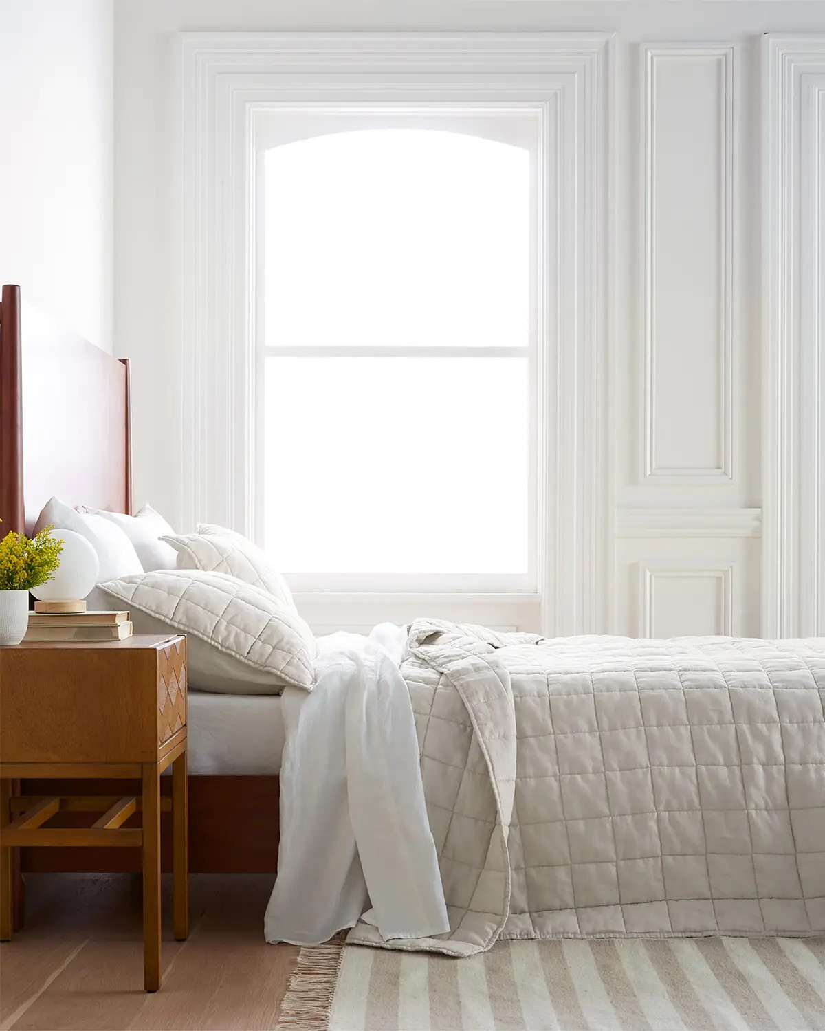 European Linen Box Quilt Set | Quince