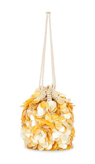 Shore Handbag in Gold | Revolve Clothing (Global)