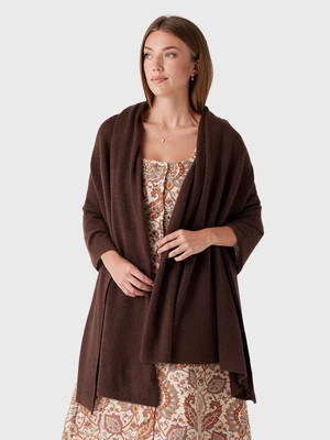 White & Warren Women's Cashmere Travel Wrap | Saint Bernard