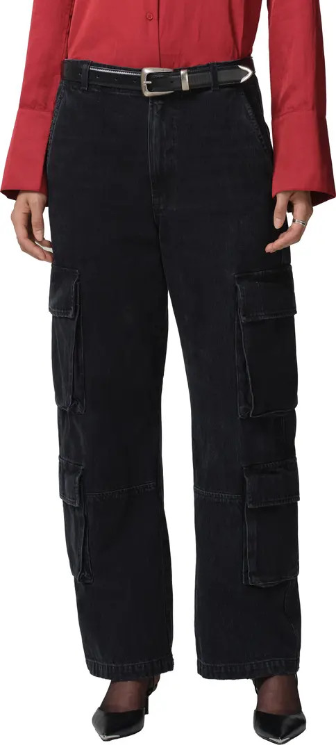 Citizens of Humanity Delena High Waist Organic Cotton Wide Leg Cargo Jeans | Nordstrom | Nordstrom