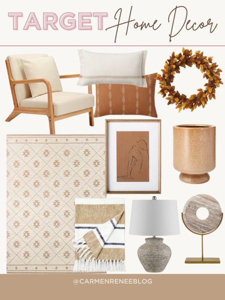 Target Home Decor!

Loving room chair, throw pillows, lamp, throw blanket, home decor, wall art, wreath, area rug, vase

#LTKstyletip #LTKhome #LTKSeasonal